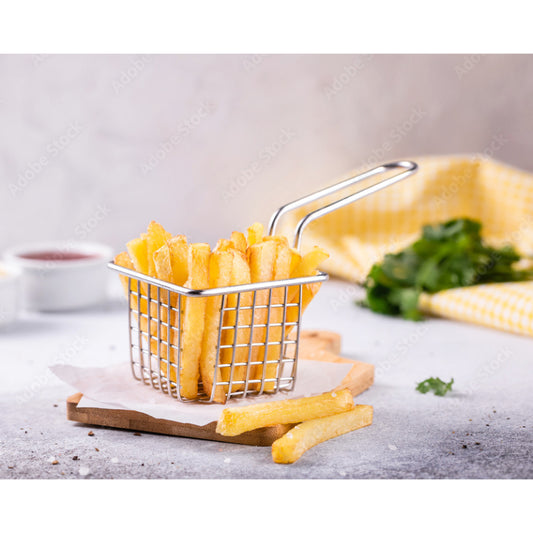 Mini Stainless Steel French Fries Serving Basket