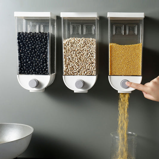 Wall-Mounted Grain Storage Box